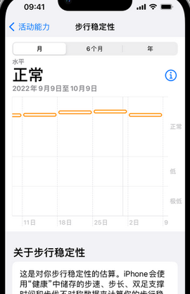 甘泉iPhone手机维修如何在iPhone开启'步行稳定性通知'