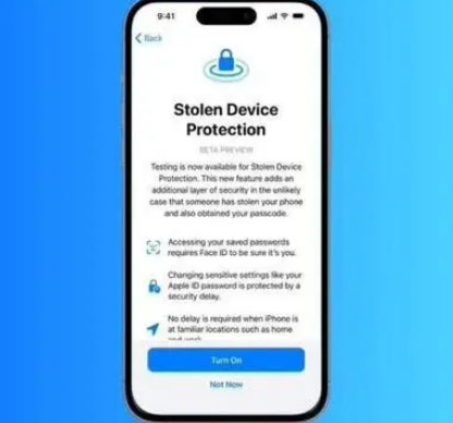 甘泉苹果授权维修店分享被盗设备保护功能开启方法